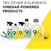 image9 Elements Bathroom Cleaner Lemon Multi Surface Shower Tub ampamp Tile Cleaning Vinegar Spray 18 oz Bottles Pack of 3Bathroom Cleaner