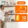imageSwiffer Duster Heavy Duty Dusting Kit Cleaning Supplies 3 ft Extended Handle 1 Duster 12 Refills13 Piece Set