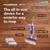 imageSwiffer Power Mop Wood Hardwood Floor Cleaner for Mopping Home Bathroom Kitchen All Purpose MultiSurface Cleaning Set includes PowerMop Wood 2 Pads 1 QuickDry Lemon Solution ampamp 2 Batteries