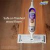 imageSwiffer Power Mop Wood Hardwood Floor Cleaner for Mopping Home Bathroom Kitchen All Purpose MultiSurface Cleaning Set includes PowerMop Wood 2 Pads 1 QuickDry Lemon Solution ampamp 2 Batteries