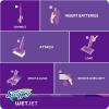 imageSwiffer Wet Jet Mop Cleaning Pads Refill Floor Cleaner for Mopping Wood Laminate Tile in Home Bathroom Kitchen All Purpose MultiSurface Spray Mop Pad for Floor Cleaning 24ct