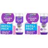 imageSwiffer Power Mop Refill Pack Floor Cleaner for Mopping Tile Vinyl Laminate Wood in Home Bathroom Kitchen All Purpose MultiSurface Cleaning 5 Pads  1 Lavender Solution254 Fl Oz Pack of 2