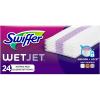 imageSwiffer Wet Jet Mop Cleaning Pads Refill Floor Cleaner for Mopping Wood Laminate Tile in Home Bathroom Kitchen All Purpose MultiSurface Spray Mop Pad for Floor Cleaning 24ct