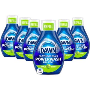 imageDawn Platinum Powerwash Dish Spray Dish Soap Liquid Fresh Scent Bundle 1 Spray 16oz  3 Refills 16oz eachPack of 416 Fl Oz Pack of 6