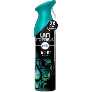imageFebreze Air Mist Air Freshener Spray OdorFighting Room Spray Air Fresheners for Home and Bathroom and Kitchen Aerosol Can Unstopables Fresh Scent 88oz 3 Count528 Ounce Pack of 1