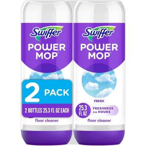 imageSwiffer Power Mop Refill Solution Floor Cleaner for Mopping Tile Vinyl Laminate Wood in Home Bathroom Kitchen All Purpose MultiSurface Solution for Floor Cleaning Lavender Scent 506ozFresh