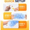 imageHeavy Duty Duster Refills for Swiffer Duster 20 Count Duster Refills with 1 Handle Multisurface 360 Dusters with 4X Microfibers Unscented Disposable Dusters for Cleaning BlueBlue