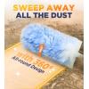 imageHeavy Duty Duster Refills for Swiffer Duster 20 Count Duster Refills with 1 Handle Multisurface 360 Dusters with 4X Microfibers Unscented Disposable Dusters for Cleaning BlueBlue
