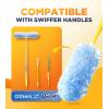 imageHeavy Duty Duster Refills for Swiffer Duster 20 Count Duster Refills with 1 Handle Multisurface 360 Dusters with 4X Microfibers Unscented Disposable Dusters for Cleaning BlueBlue