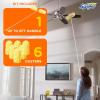 imageSwiffer Ceiling Fan Duster Super Extender Handle Starter Kit 6 Heavy Duty Refills