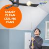 imageSwiffer Ceiling Fan Duster Super Extender Handle Starter Kit 6 Heavy Duty Refills