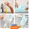 imageSwiffer Dusters Refill for Cleaning Made by SWIFFER Feather ampamp Microfiber Duster Disposable Alternative for Dusting Furniture Blinds Ceiling Fans Helps Remove Allergens Gain Scent 18 Count18 Count Pack of 1