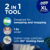 imageSwiffer Sweep  Mop XL Broom ampamp Mop Alternative Floor Cleaner for Dirt Dust Hair All Purpose Cleaning Tool for Home Bathroom Kitchen Set Includes 1 XL Sweeper 8 XL Dry Pads 2 XL Wet Pads FreshXL Starter Kit New
