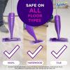 imageSwiffer WetJet Hardwood Floor Cleaner Spray Mop Pad Refill Bathroom Cleaning Supplies Hardwood Floor Cleaner Multi Surface 24 Count24 Count Pack of 2