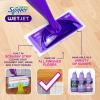 imageSwiffer WetJet Hardwood and Floor Spray Mop Cleaner Starter Kit Includes 1 Power Mop 10 Pads Cleaning Solution Batteries1 Kit