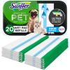 imageSwiffer Sweeper Pet Heavy Duty MultiSurface Wet Cloth Refills for Floor Mopping and Cleaning Fresh scent 20 count Packaging May Vary