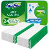 imageSwiffer Sweeper Wet Mopping Cloths Mops for Floor Cleaning OpenWindow Fresh 24 Count