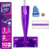imageSwiffer WetJet Hardwood and Floor Spray Mop Cleaner Starter Kit Includes 1 Power Mop 10 Pads Cleaning Solution Batteries1 Kit
