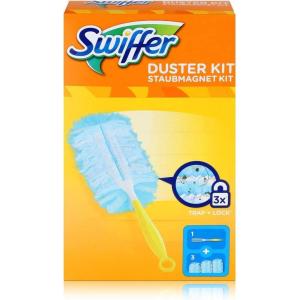 imageSwiffer Microfibre dust Cleaner Set 1 Handle and 3 Replacement Pads Pack of 1x1 Piece1
