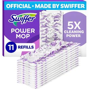 imageSwiffer PowerMop MultiSurface Mopping Pad Refills Made by Swiffer for Floor Cleaning 11 Count11 Count Pack of 1