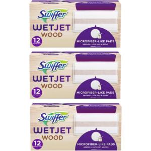 imageSwiffer WetJet Mops for Floor Cleaning Hardwood Floor Cleaner Spray Mop Pad Refill 20 Count12 Count Pack of 3