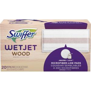 imageSwiffer WetJet Mops for Floor Cleaning Hardwood Floor Cleaner Spray Mop Pad Refill 20 Count20 Count Pack of 1