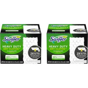 imageSwiffer Sweeper Heavy Duty Dry Sweeping Cloths 40 count