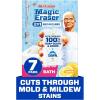 imageMr Clean Magic Eraser Sponge Bathroom Cleaner Soap Scum Shower ampamp Tub Cleaner 2 in 1 Bath 7ct
