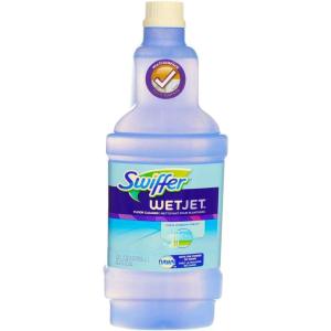 imageSwiffer WetJet MultiPurpose Floor Cleaner Solution with Febreze Refill Hardwood Floor Cleaner Lavender Scent 125 Liter 422 Fl Oz Pack of 2Fresh