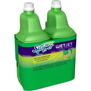 imageSwiffer WetJet MultiPurpose and Hardwood Liquid Floor Cleaner Solution Refill with Gain Scent 422 fl oz each Pack of 2422 Fl Oz Pack of 2