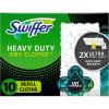 imageSwiffer Sweeper Heavy Duty Dry MultiSurface Cloth Refills for Floor Sweeping and Cleaning Unstopables Fresh Scent 10 Count10 Count